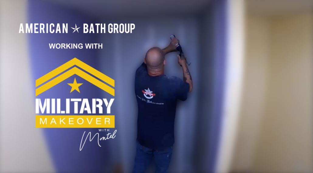 American Bath Group team members volunteering on Military Makeover