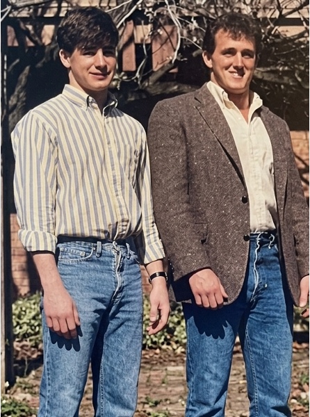 Brothers Rick and Scott Stonecipher, founders of American Bath Group, photographed in the early 1990s